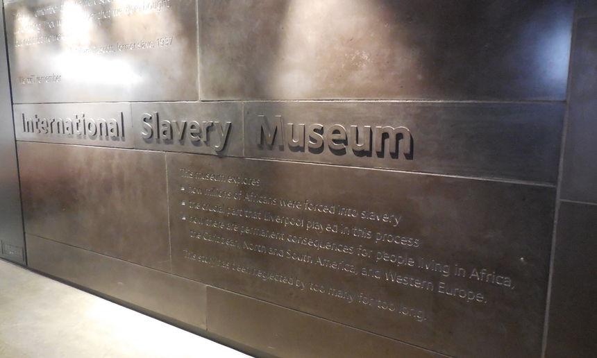 머지사이드 해양 박물관 3층에 위치한 국제 노예 박물관.
