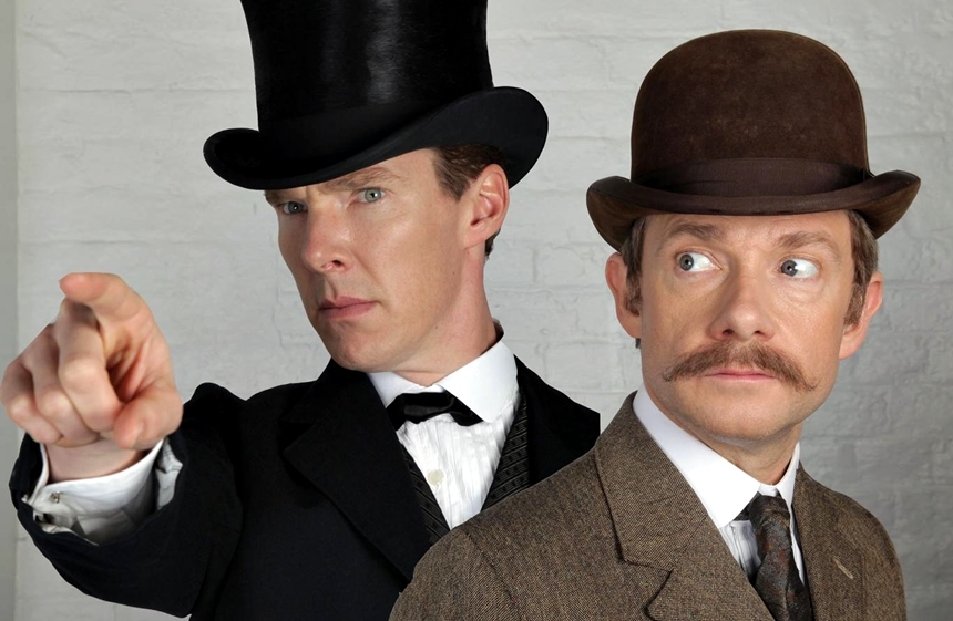 과거에 모자는 신분과 지위를 드러냈다. 영국 드라마 ‘셜록’의 한 장면. 사진=BBC 홈페이지
