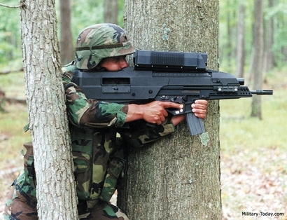 개발이취소된 XM29 소총. 사진=military-today 캡처