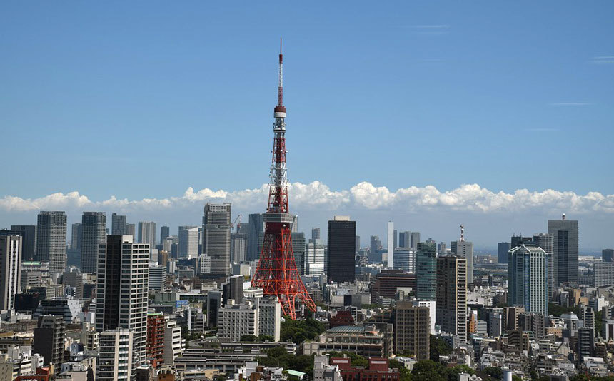 일본 도쿄의 상징과도 같은 도쿄타워.