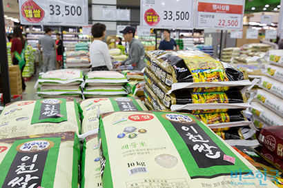 쌀만 100%에 가까울 뿐, 한국의 곡물자급률은 50%도 되지 않는다. 사진=이종현 기자