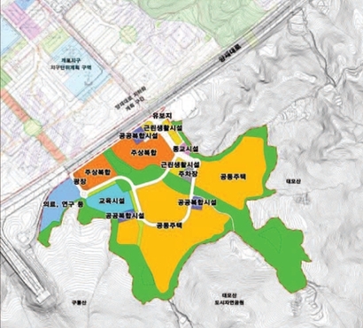 ‘개포 구룡마을 도시개발사업’ 개발계획 결정도. 사진=서울시보