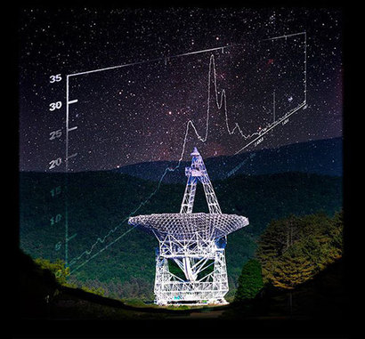 “나는 이따금 우주 어디에나 외계 지성체가 있을 것이라고 생각한다. 그렇게 확신하는 이유는 아직 그들이 우리와 접촉을 시도하지 않고 있기 때문이다.”(만화가 빌 워터슨) 사진=Antenna: Zack Frank; Background: NASA