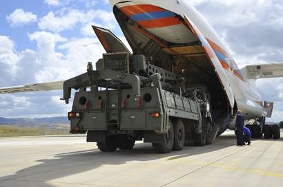 터키로 배달된 러시아제 S-400 미사일. 사진=이스라엘타임즈