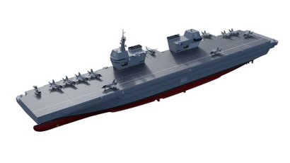 한국형 항공모함 최신 디자인. 사진=대한민국 해군 제공