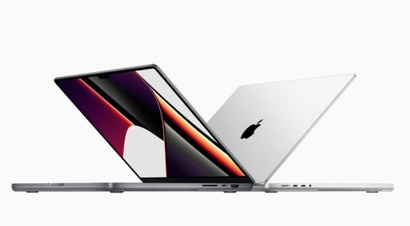 애플이 M1 프로 및 맥스 프로세서를 탑재한 맥북 프로 신제품을 19일 발표했다. 사진=애플 제공