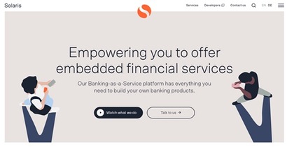 솔라리스 은행은 ‘은행’이라는 낡은 단어를 버리고 최근 ‘솔라리스’로 사명을 바꾸었다. 사진=solarisgroup.com