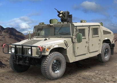 이스라엘의 신개념 RCWS를 장착한 험비 자동차. 사진=General Dynamics Ordnance and Tactical Systems
