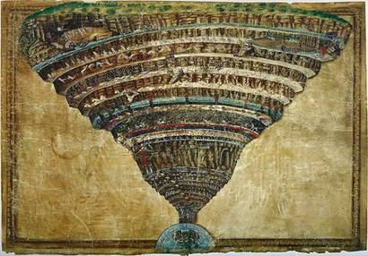 단테의 ‘신곡’에 등장하는 지옥을 묘사한 그림. 이미지=wikimedia commons