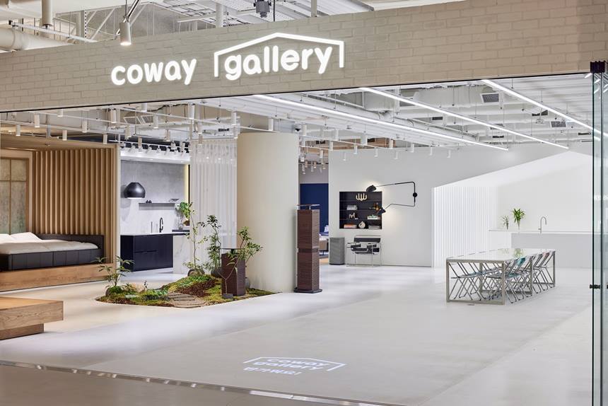 코웨이는 지난해 12월 브랜드 체험공간 ‘코웨이 갤러리(Coway Gallery)’를 만들었다. 사진=코웨이 제공