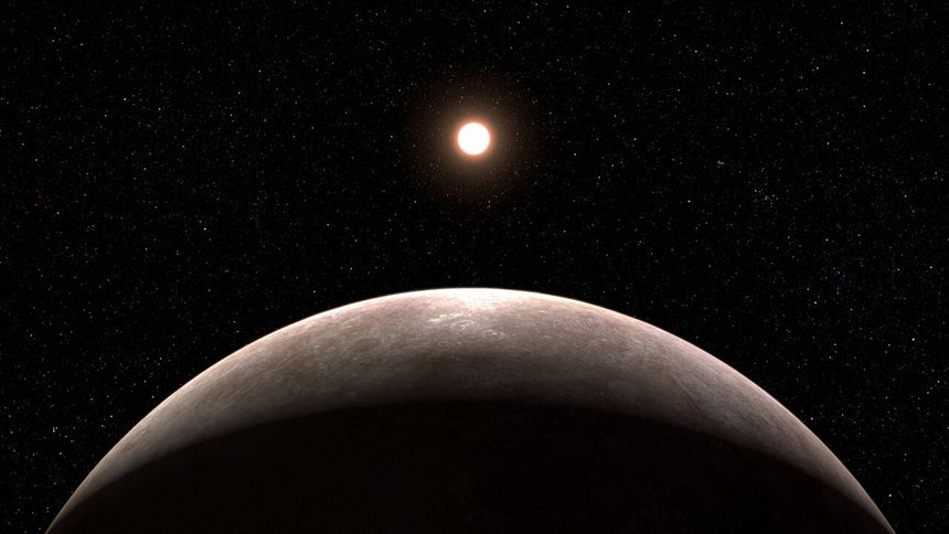 이번에 새로 확인된 외계행성 LHS 475b의 상상도. 사진=NASA, ESA, CSA, L. Hustak(STScI)