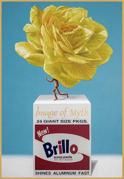 時代의 斷想-Image of myth: 112.1×162.1cm Acrylic & oil on canvas 2022