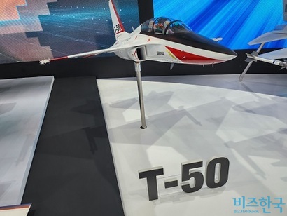 KAI의 초음속 훈련기​ T-50은 2025년 미국 시장 진출을 노리고 있다. 사진=전현건 기자