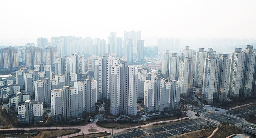 경기도 내 아파트 단지 모습으로, 기사의 특정 내용과 관련 없다. 사진=연합뉴스