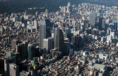 강남구 역삼동 일대 빌딩들 모습. 사진=연합뉴스