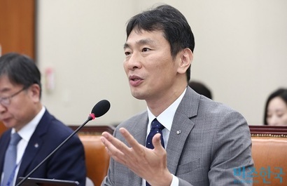 이복현 금융감독원장이 2024년 10월 국회 정무위원회 국정감사에서 답변하고 있다. 사진=박은숙 기자