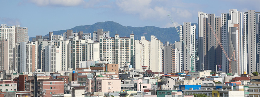 대구 서구 아파트 일대. 사진=연합뉴스