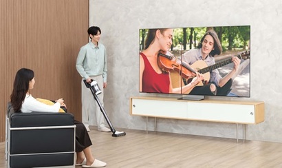 삼성전자의 2025년형 AI TV 신제품 ‘Neo QLED 8K(85QNF990)’. 사진=삼성전자 제공